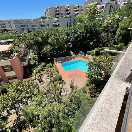 Riviera - Terrasse De Fabron - Swimming Pool - Sea View Apartamento Niza