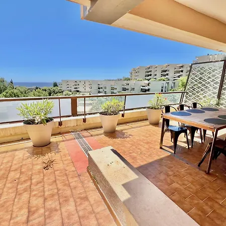 Riviera - Terrasse De Fabron - Swimming Pool - Sea View Apartment Nizza